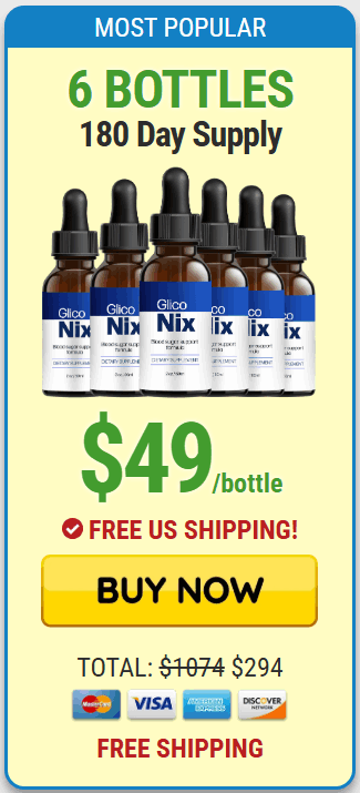 Buy GlicoNix 6 Bottle
